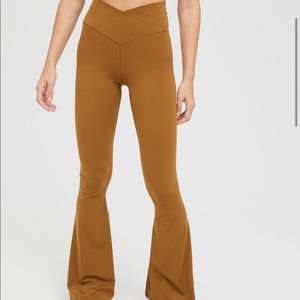 Aerie Flare Crossover Leggings